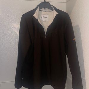 Orvis Men's 1/4 Zip Fleece Lined Pullover